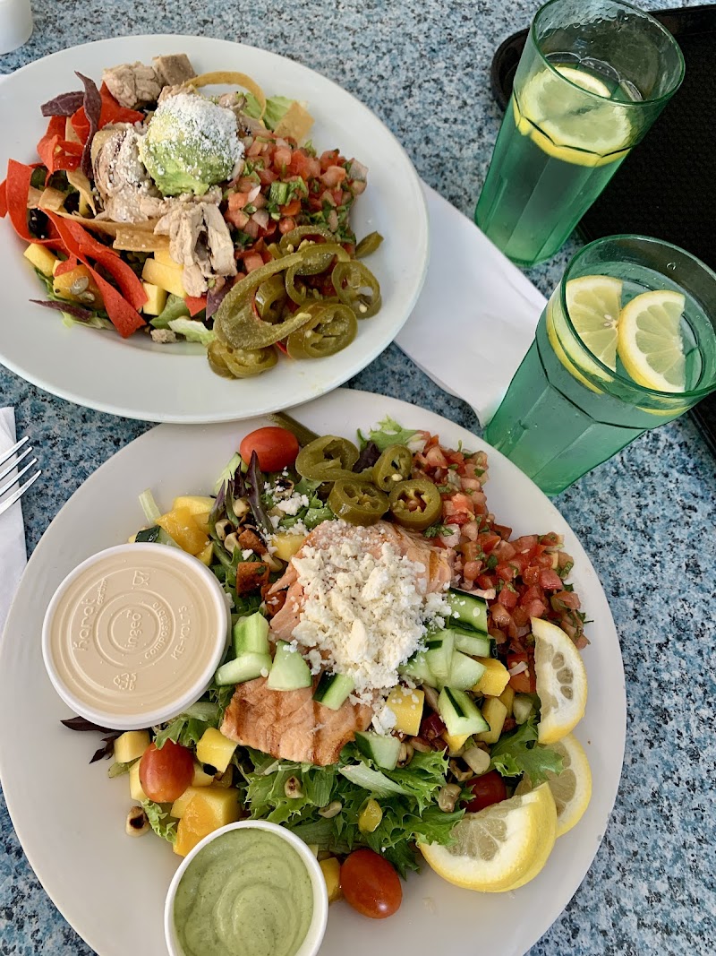 Fresh salads, sauces on side