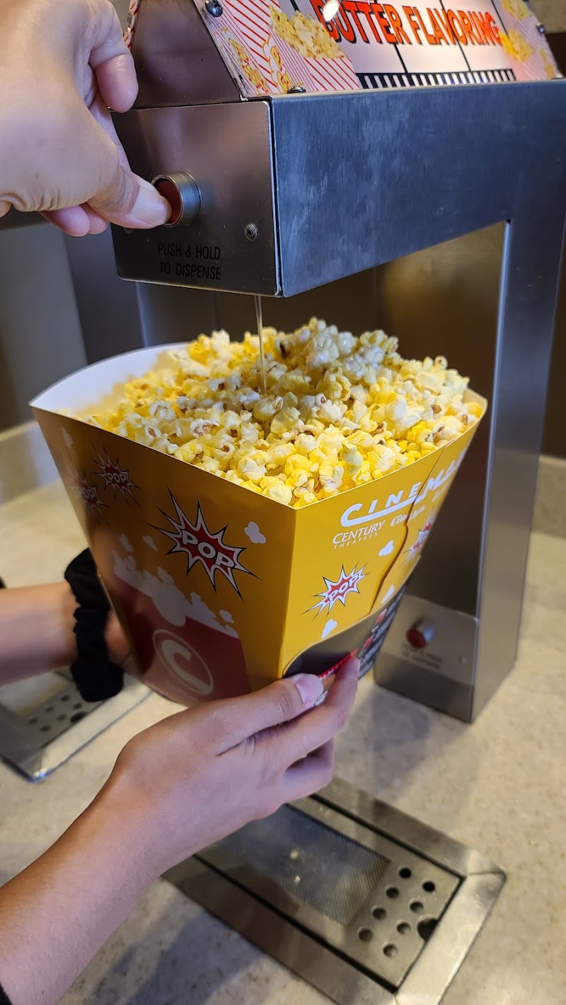 Fresh buttered popcorn ready