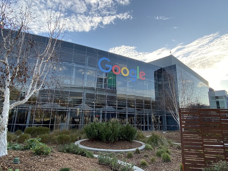 Glass campus building exterior