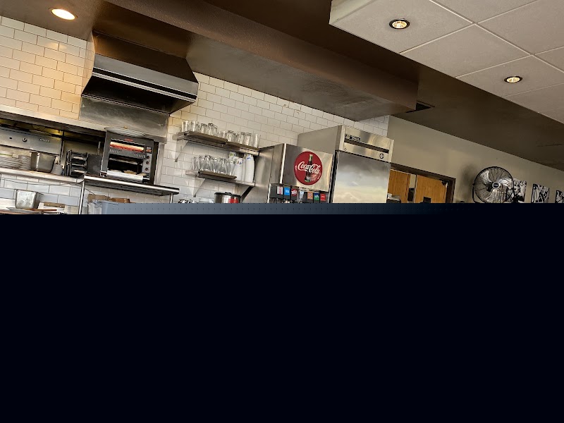 Open kitchen counter seating