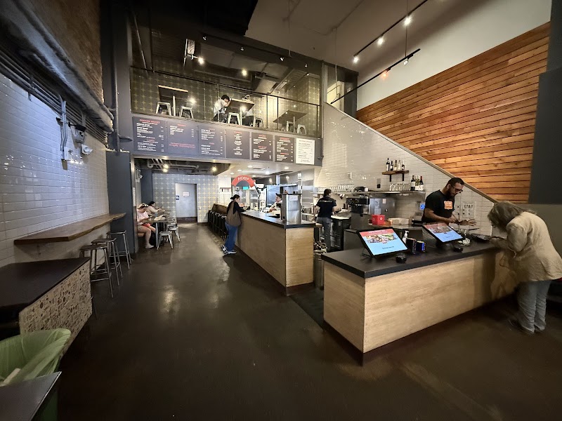 Open modern ordering counter