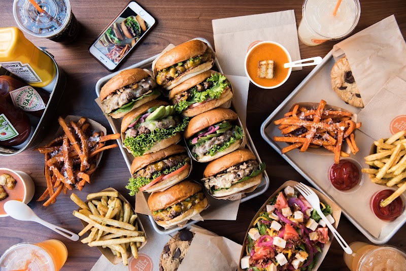 Burgers, fries, shakes spread